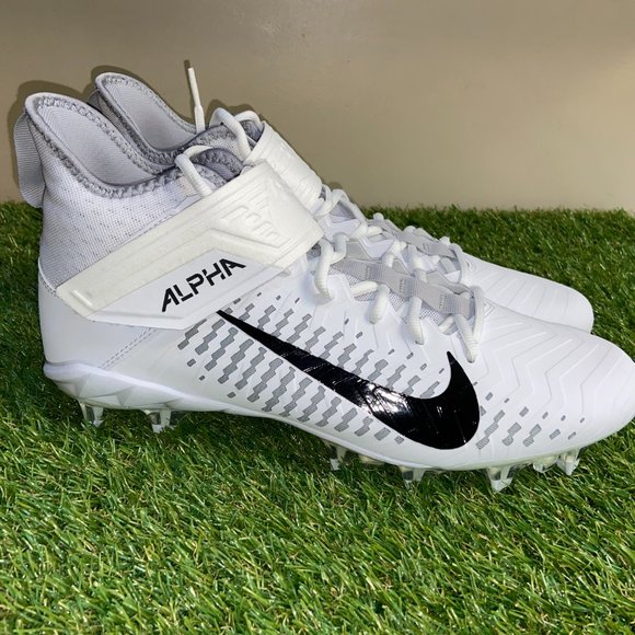 Nike Alpha Menace Pro 2 Football Mid Cleats White AQ3209-100 Mens NEW main image 9